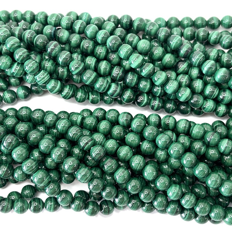 Malachite bead strings